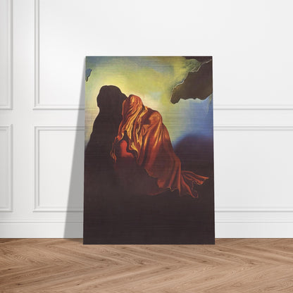 THE VEILED HEART - Salvador Dali Brushed Aluminum Print - 70x100 cm / 28x40 inches | Salvador Dali Aluminum Print | Salvador Dali Prints