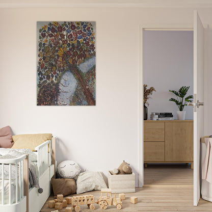 Tree or Paradise - 1925 - Seraphine Louis Brushed Aluminum Print - 70x100 cm / 28x40 inches | Seraphine Louis Aluminum Print | Seraphine Louis Prints