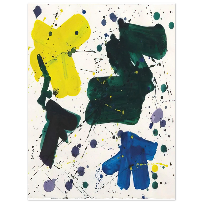 Sam Francis - Untitled II  75x100 cm / 30x40inches Fine Art Poster