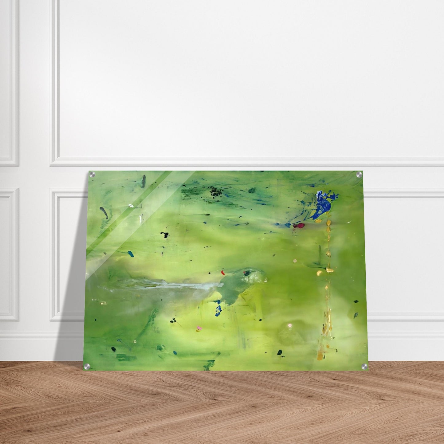 A Green Thought in a Green Shade - 1981 - Helen Frankenthaler Acrylic Print - 70x100 cm / 28x40″ inches
