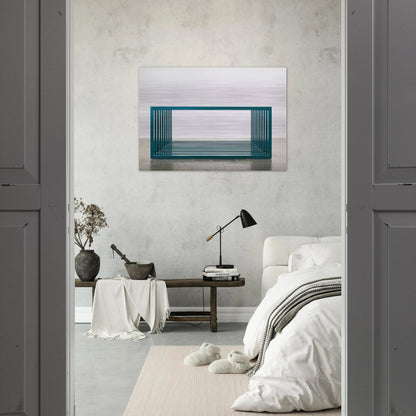 Untitled - 1966 - Donald Judd Brushed Aluminum Print - 70x100 cm / 28x40 inches | Donald Judd Aluminum Print | Donald Judd Prints