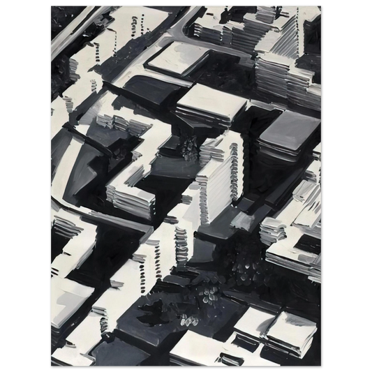 Gerhard Richter - TOWNSCAPE SA 1969  75x100 cm / 30x40inches Fine Art Poster