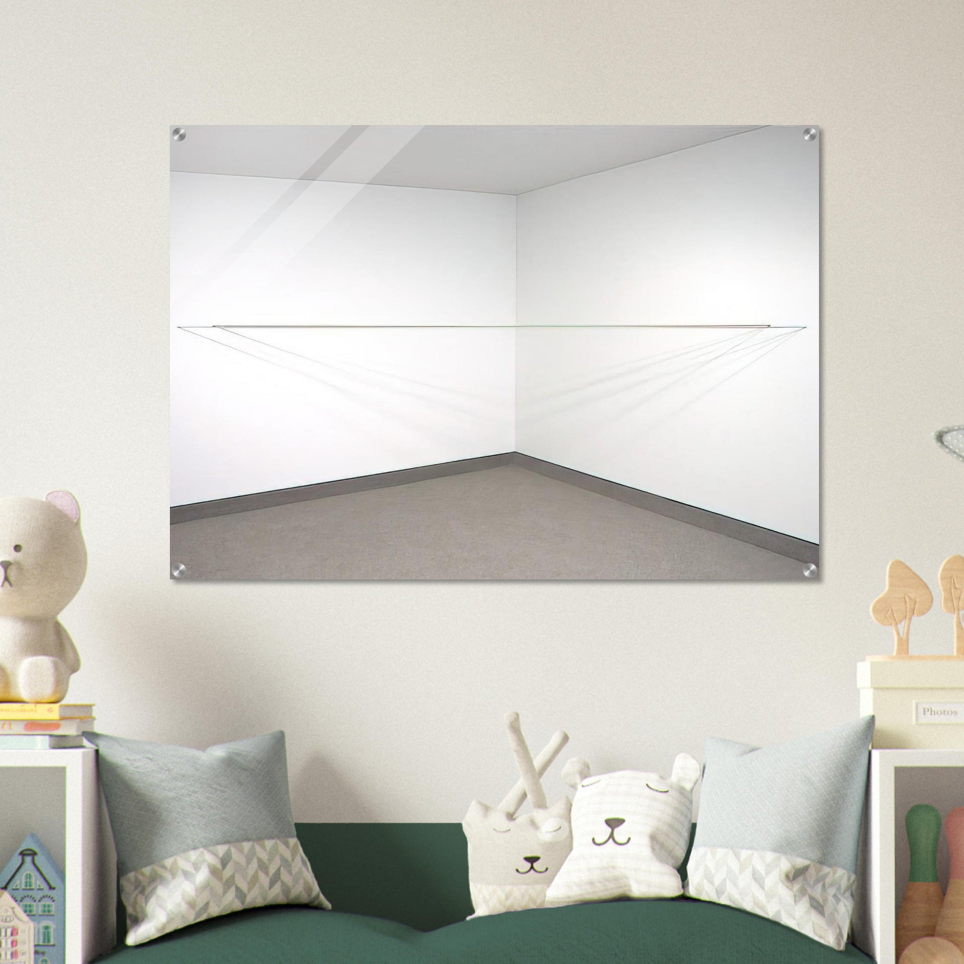 Untitled - 1972 - Fred Sandback Acrylic Print - 70x100 cm / 28x40″ inches