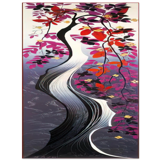 Eyvind Earle - Twisted Tree  75x100 cm / 30x40inches Fine Art Poster