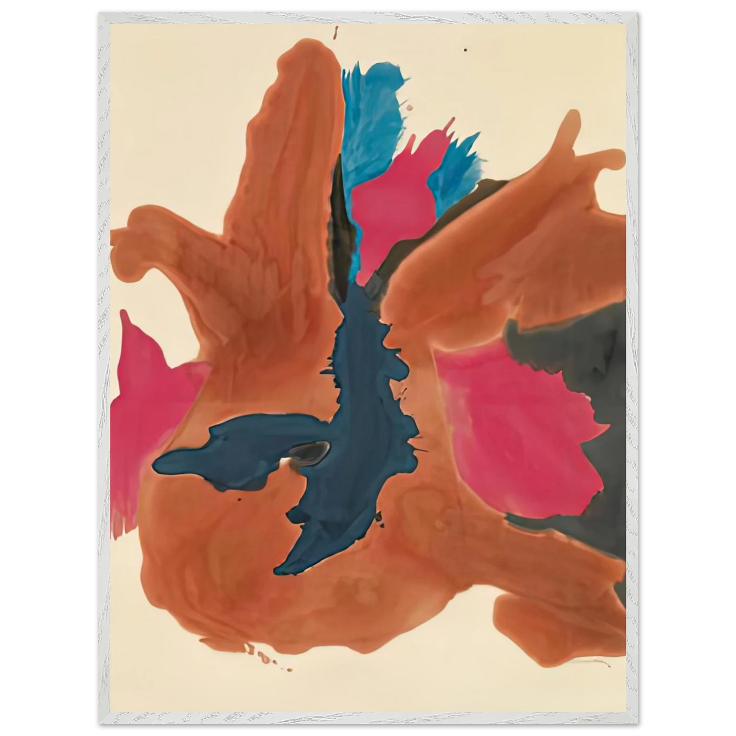Helen Frankenthaler - Pink Lady, 1963- Wall Art - 28x40 inches / 70x70 cm - Canvas (Imperial)-canvas - -