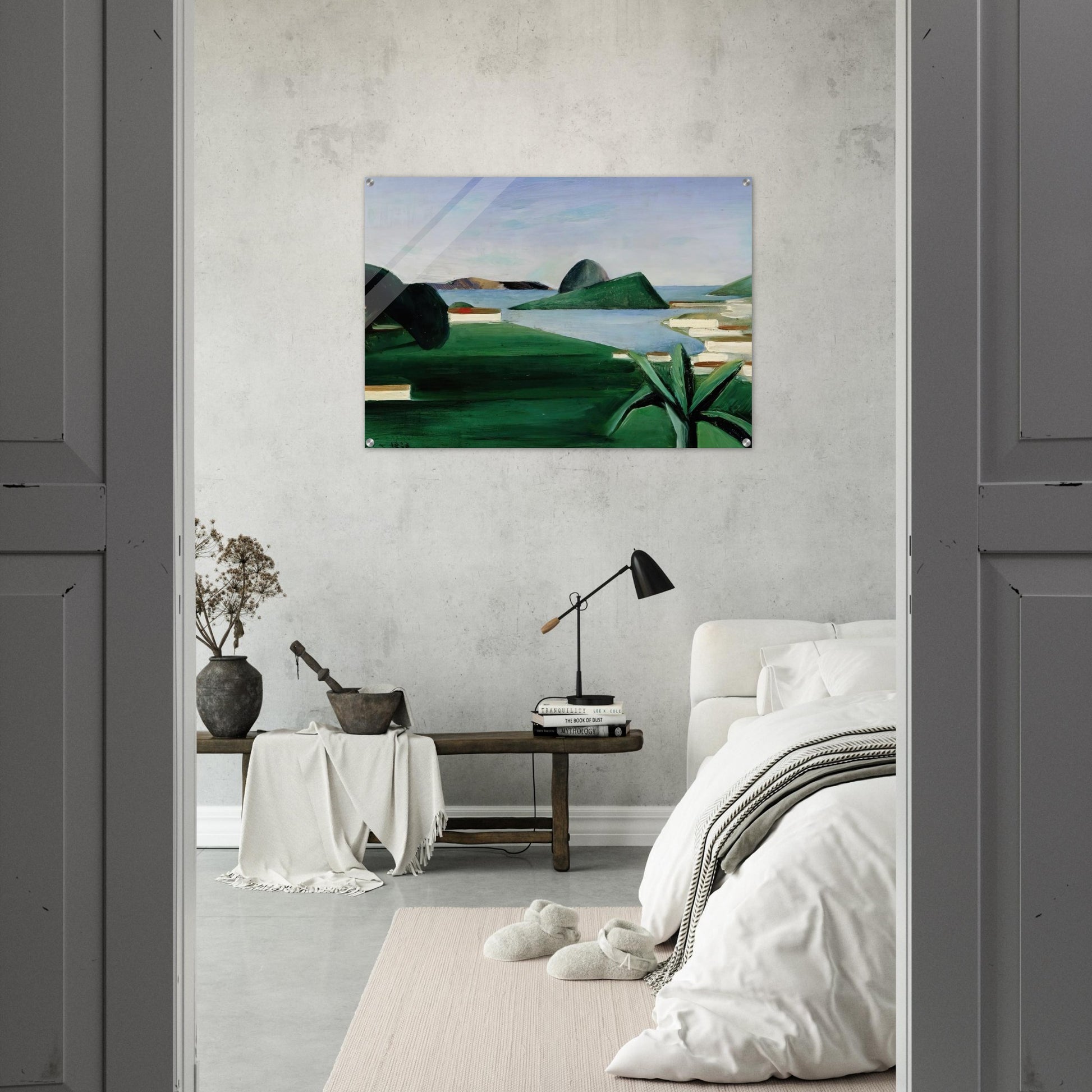 Rio de Janeiro - Tarsila do Amaral Acrylic Print - 70x100 cm / 28x40″ inches | Tarsila do Amaral Wall Art | Tarsila do Amaral Prints