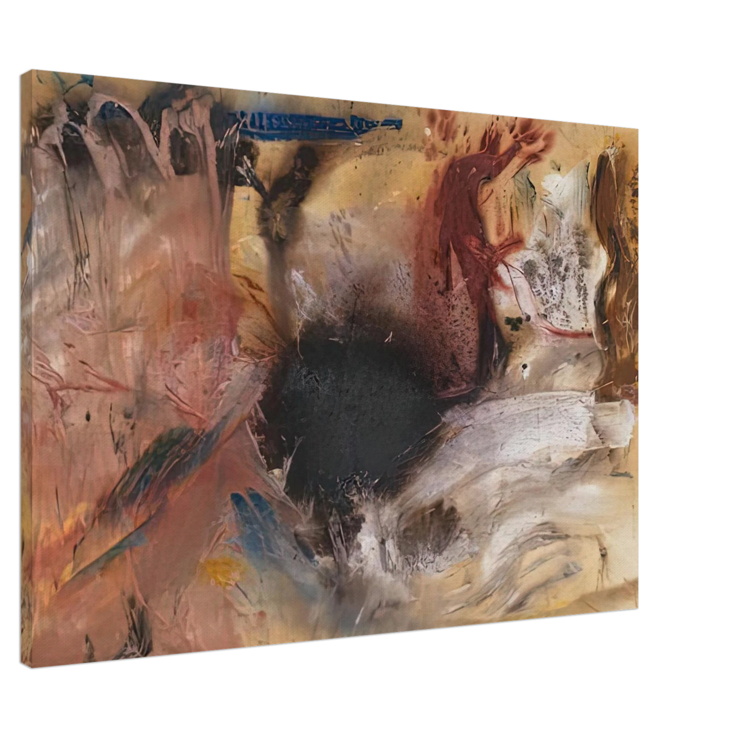 Helen Frankenthaler - Sun Spot, 1954- Wall Art - 60x80 cm / 24x32 inches - Premium Wooden Framed Poster With Fine Art Paper-canvas - Wood frame