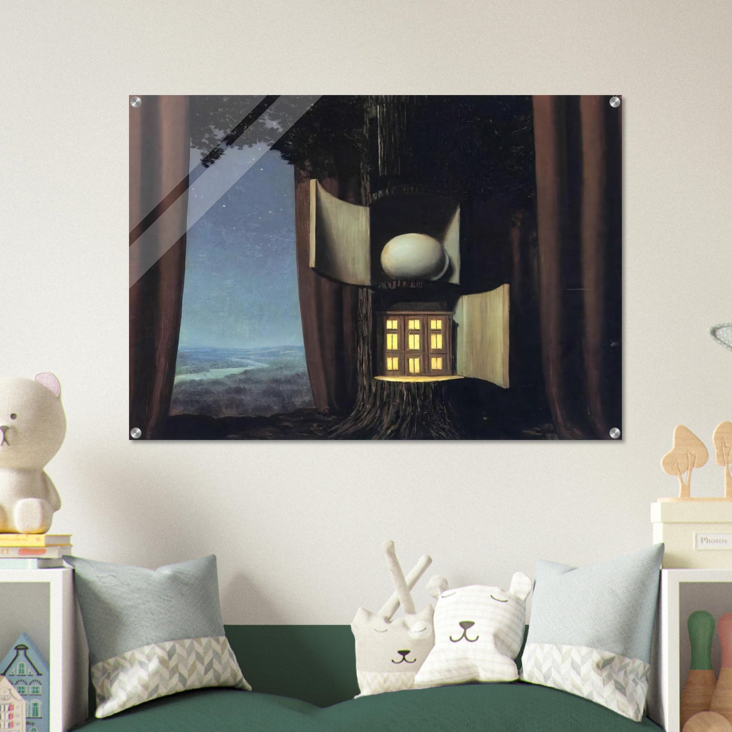 THE VOICE OF BLOOD 1948 1 - Rene Magritte Acrylic Print - 70x100 cm / 28x40″ inches