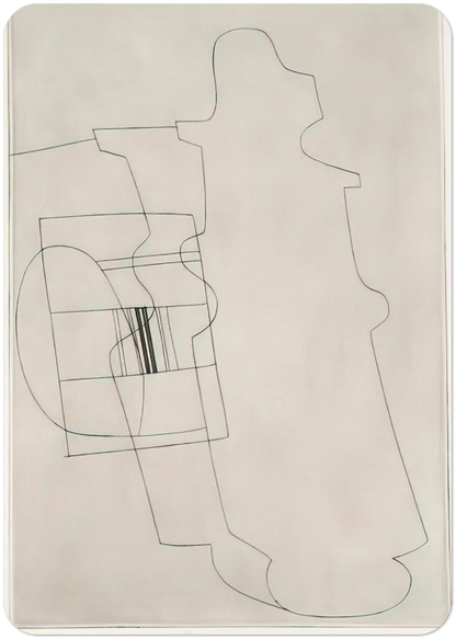 Glass topped bottle - 1967 By Ben Nicholson Pack of 10 Post Cards | Ben Nicholson Post Cards | A6 (10.5 x 14.8 cm) - 4.1 x 5.8 inches