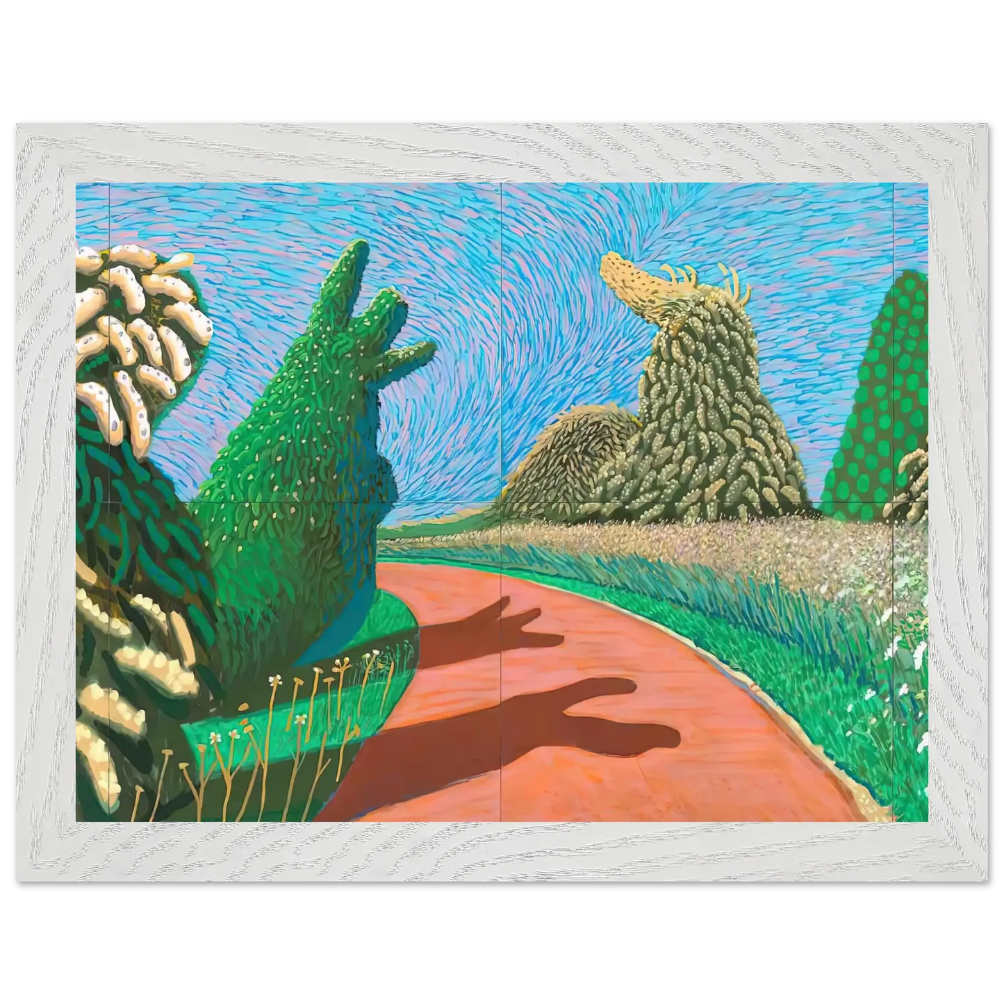 David Hockney - David Hockney Wall art - 50x50 cm / 20x20 Inches - Fine Art Poster - -