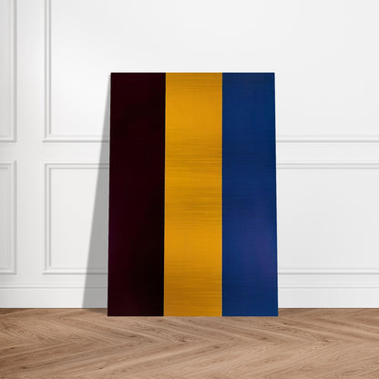 Red Yellow Blue - 1974 - Brice Marden Brushed Aluminum Print - 70x100 cm / 28x40 inches | Brice Marden Aluminum Print | Brice Marden Prints