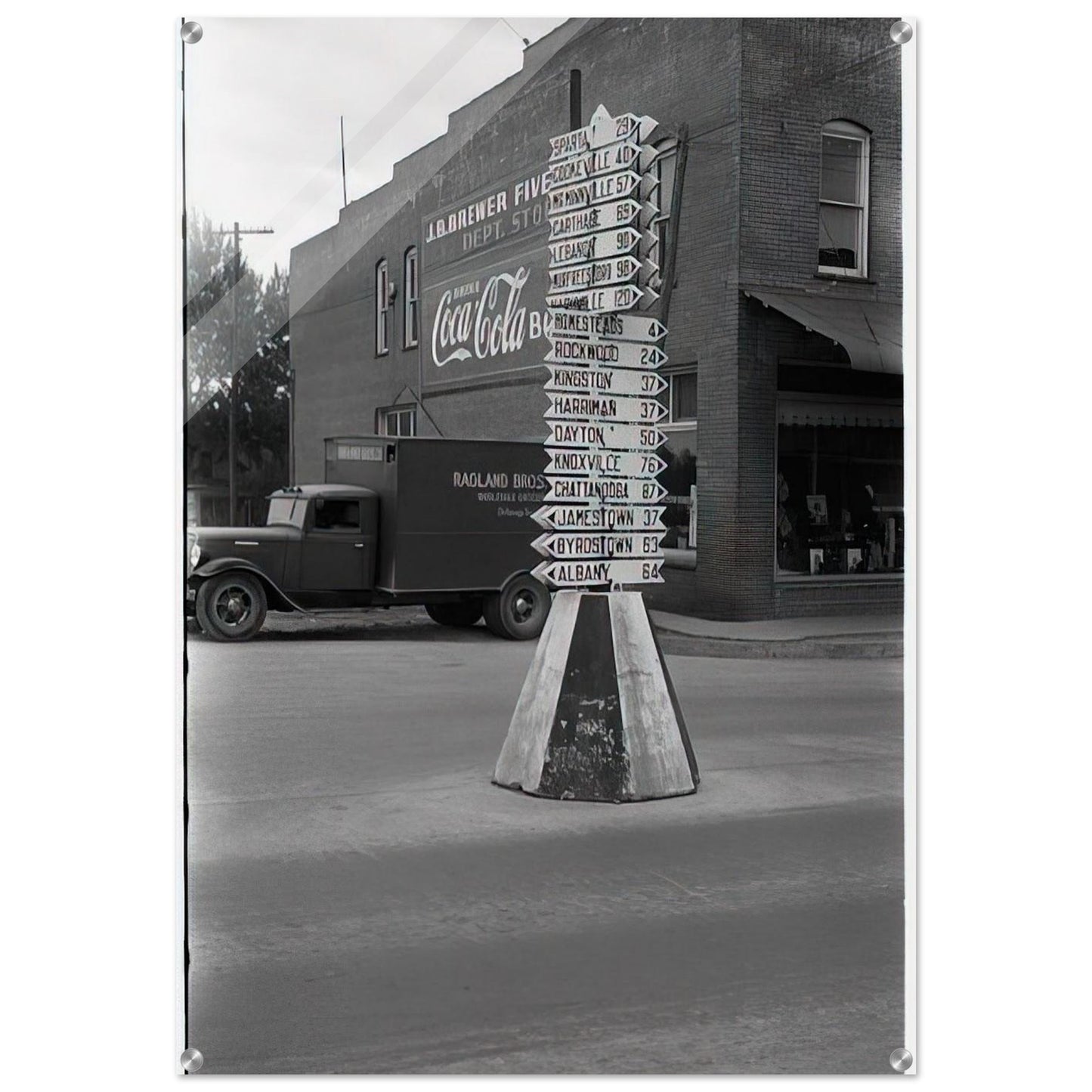 SIGNS - Ben Shahn Acrylic Print - 70x100 cm / 28x40″ inches