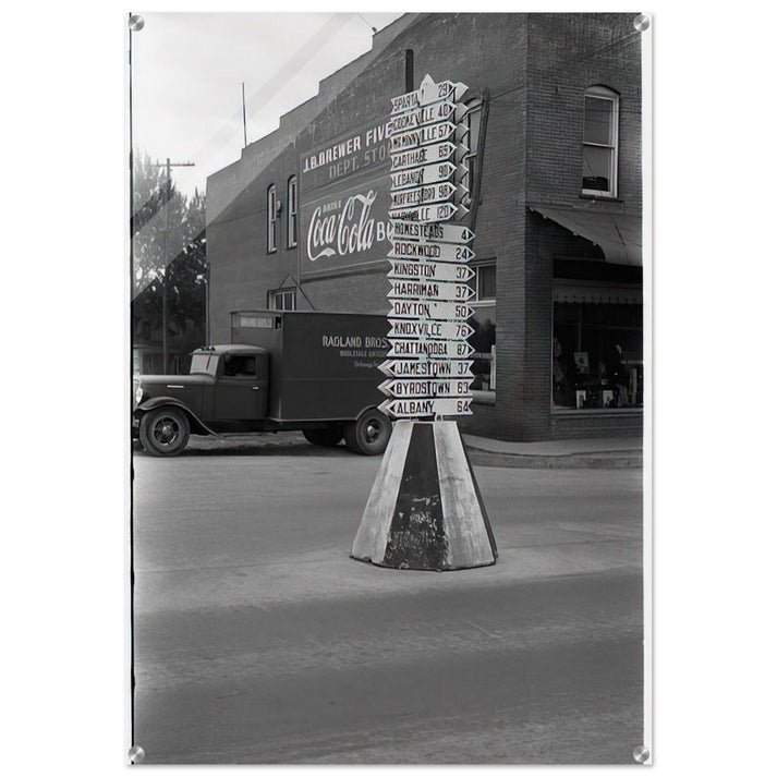 SIGNS - Ben Shahn Acrylic Print - 70x100 cm / 28x40″ inches