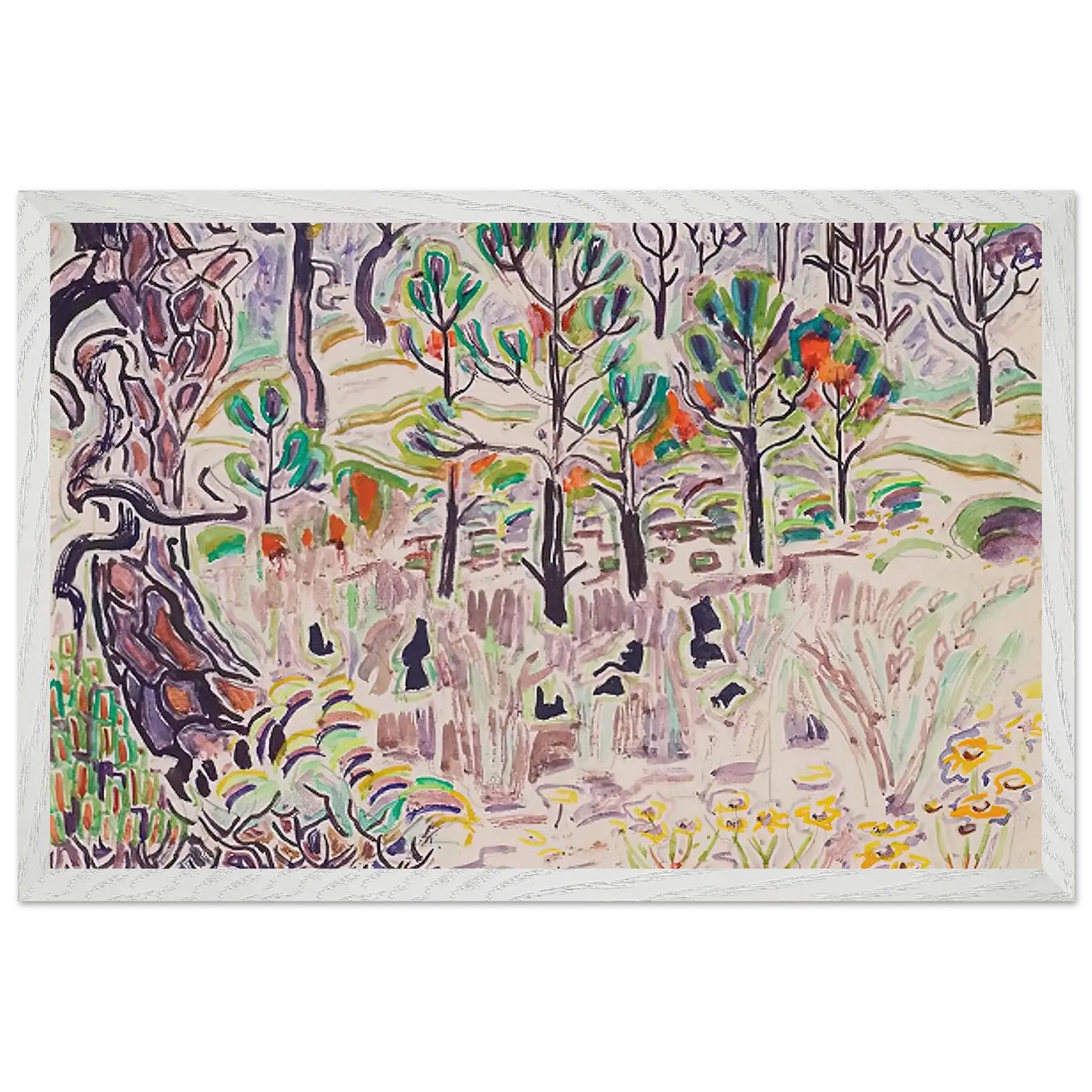 Walter Inglis Anderson - Walter Anderson Wall art - A1 (59.4 x 84.1  cm) - Premium Wooden Framed Poster With Fine Art Paper - Wood frame