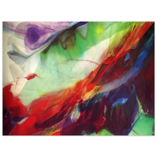 Paul Jenkins - Phenomena Sun over the Hour Glass  75x100 cm / 30x40inches Fine Art Poster