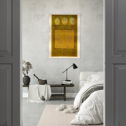 Yellow Print - 1970 - Hiroyuki Tajima Brushed Aluminum Print - 70x100 cm / 28x40 inches | Hiroyuki Tajima Aluminum Print | Hiroyuki Tajima Prints