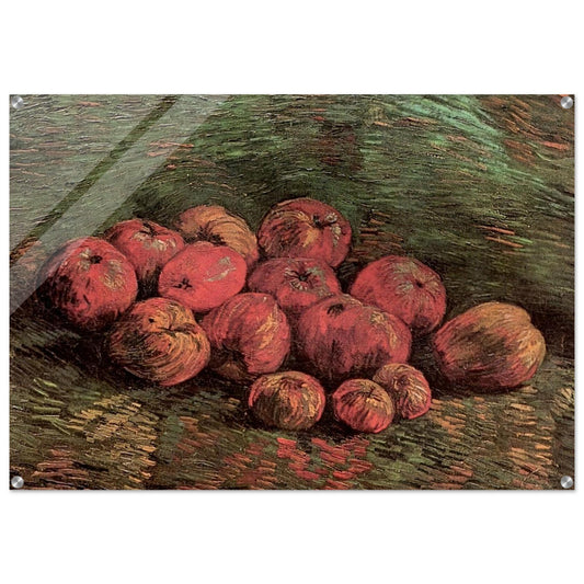 Still Life with Apples - Vincent van Gogh Acrylic Print - 70x100 cm / 28x40″ inches