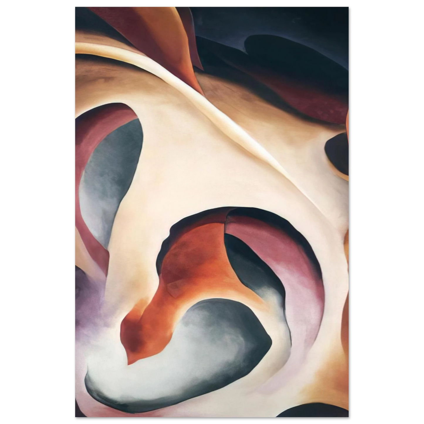 Georgia O'Keeffe - Leaf Motif 2 Fine Art Poster