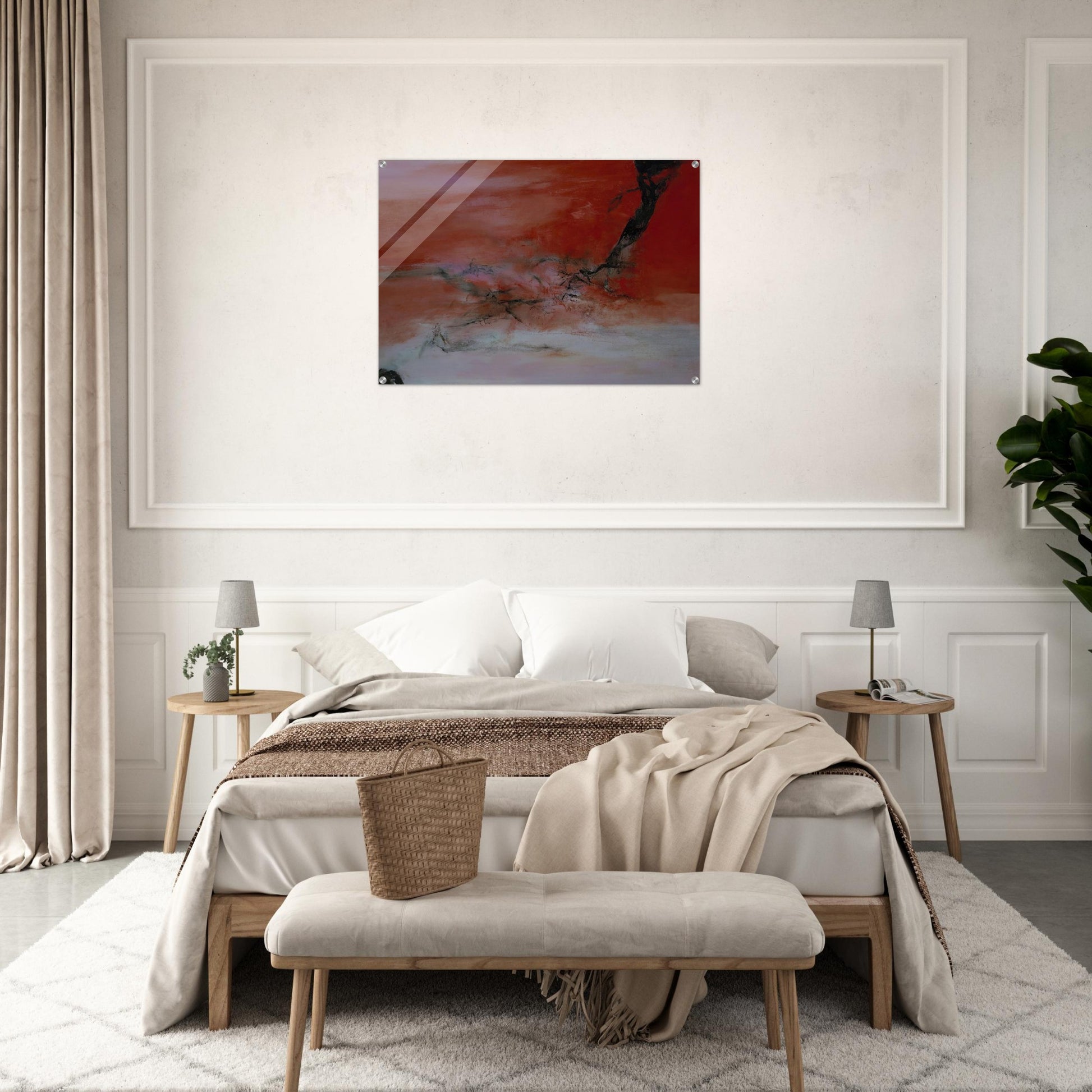 10 JANVIER 2001 2001 - Zao Wou-Ki Acrylic Print - 70x100 cm / 28x40″ inches