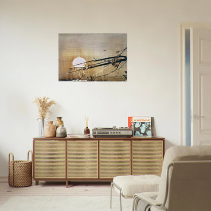 FULL MOON 1980 - Andrew Wyeth Brushed Aluminum Print - 70x100 cm / 28x40 inches | Andrew Wyeth Aluminum Print | Andrew Wyeth Prints