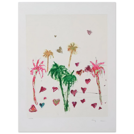 Mario Schifano - Untitled - Art Informel  75x100 cm / 30x40inches Fine Art Poster