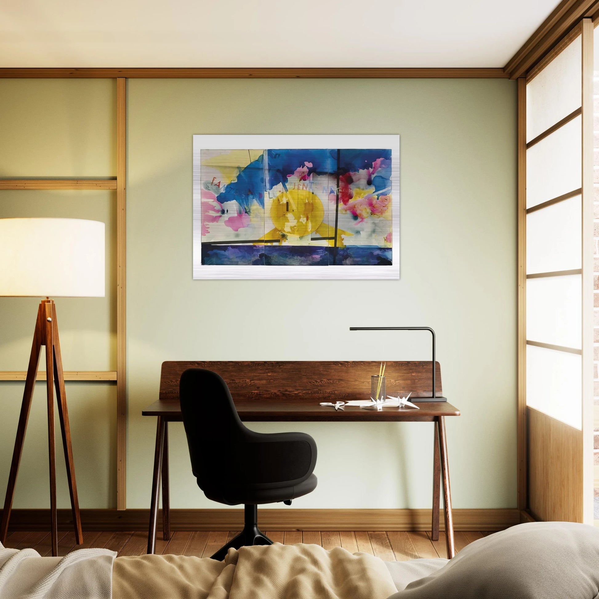 Fantasy of the Natural Patient - 1970 - Mario Schifano Brushed Aluminum Print - 70x100 cm / 28x40 inches | Mario Schifano Aluminum Print | Mario Schifano Prints