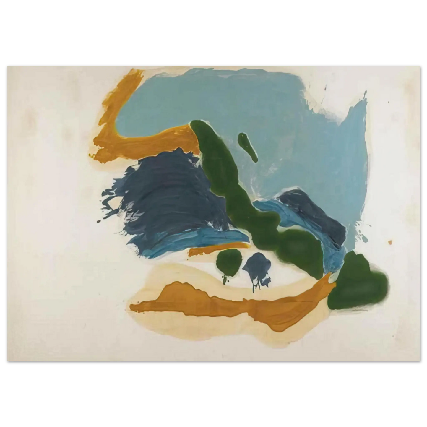 Helen Frankenthaler - Tuscany - 1963 Wall art - A1 (59.4 x 84.1  cm) - Fine Art Poster - -