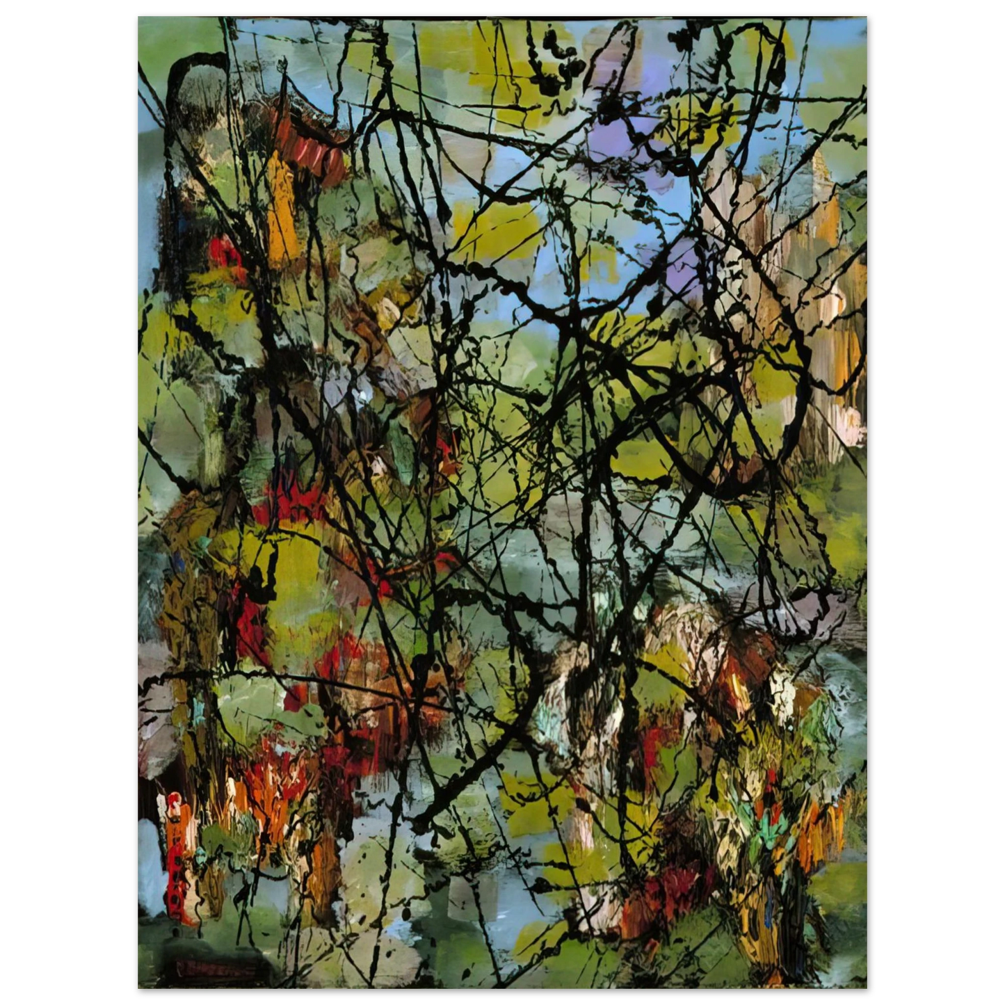 Marcel Barbeau - At the Chateau dÃ¢â‚¬â„¢Argol  75x100 cm / 30x40inches Fine Art Poster