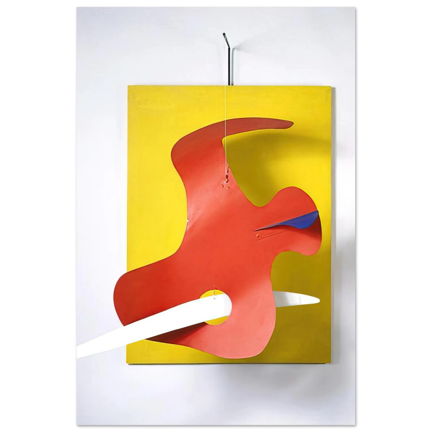Alexander Calder - FORM AGAINST YELLOW YELLOW PANEL 1936 Fine Art Poster