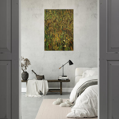 Ears of Wheat - Vincent van Gogh Brushed Aluminum Print - 70x100 cm / 28x40 inches | Vincent van Gogh Aluminum Print | Vincent van Gogh Prints
