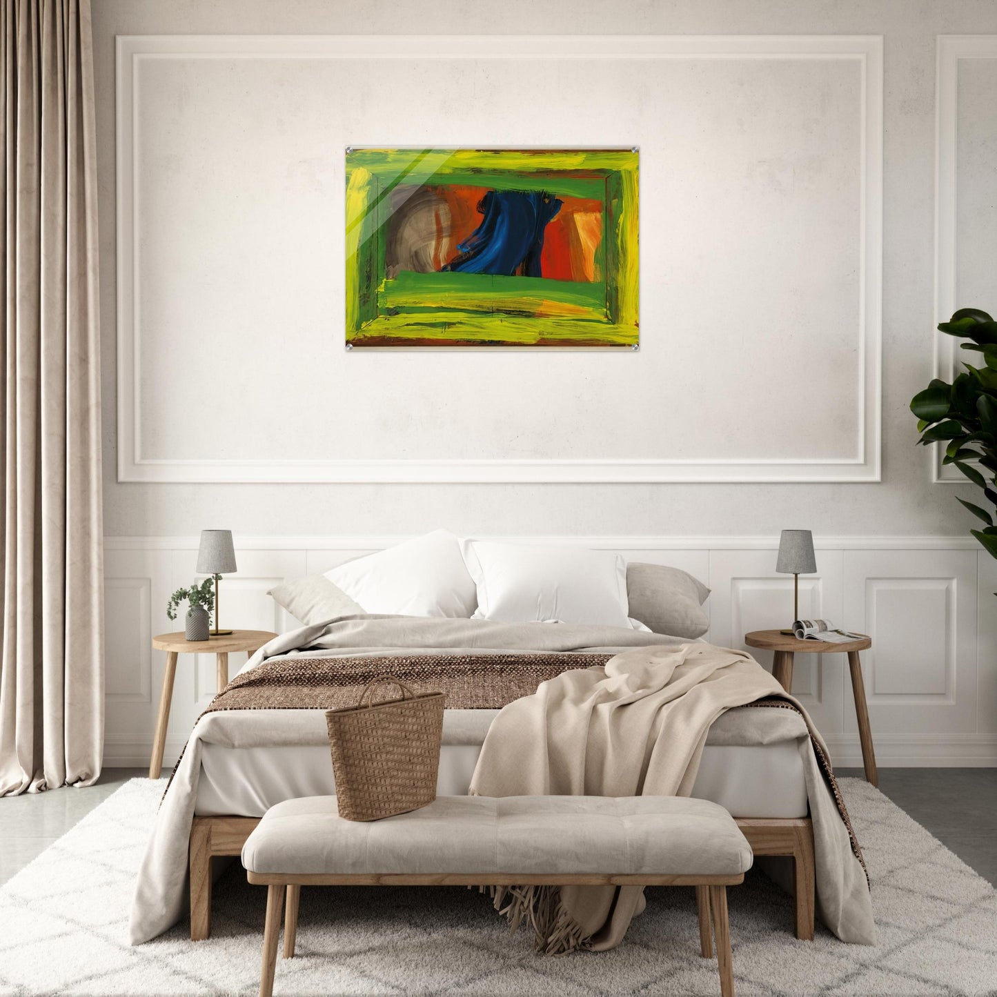 Night and Day - 1999 - Howard Hodgkin Acrylic Print - 70x100 cm / 28x40″ inches