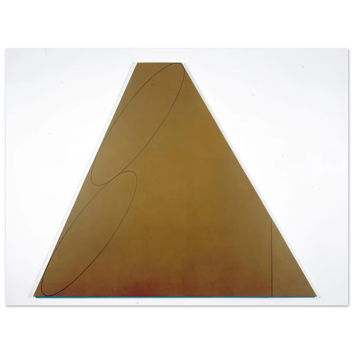 Robert Mangold - PLANE FIGURE III 1992  75x100 cm / 30x40inches Fine Art Poster