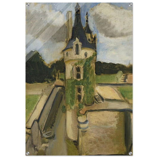 LLA TOUR DE CHENONCEAUX 1917 - Henri Matisse Acrylic Print - 70x100 cm / 28x40″ inches