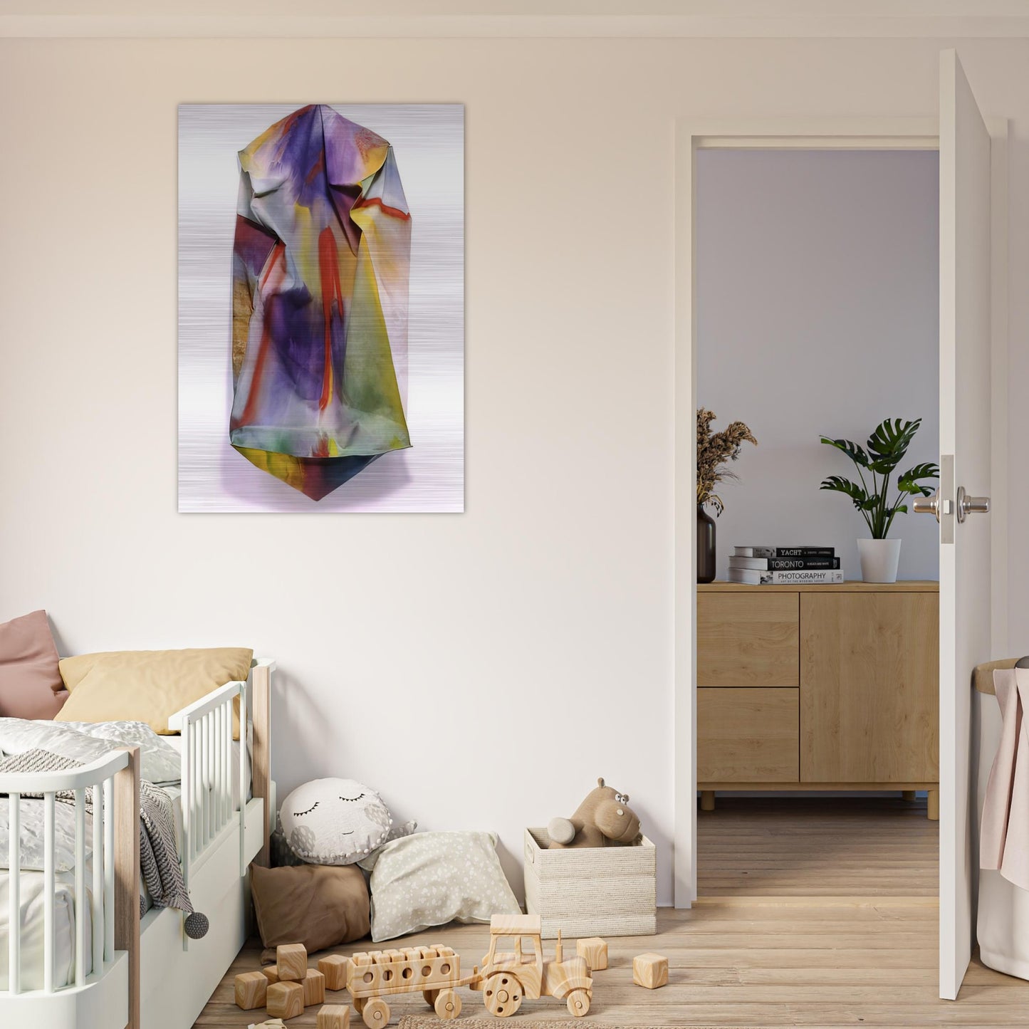 Wall Forest - Sam Gilliam Brushed Aluminum Print - 70x100 cm / 28x40 inches | Sam Gilliam Aluminum Print | Sam Gilliam Prints