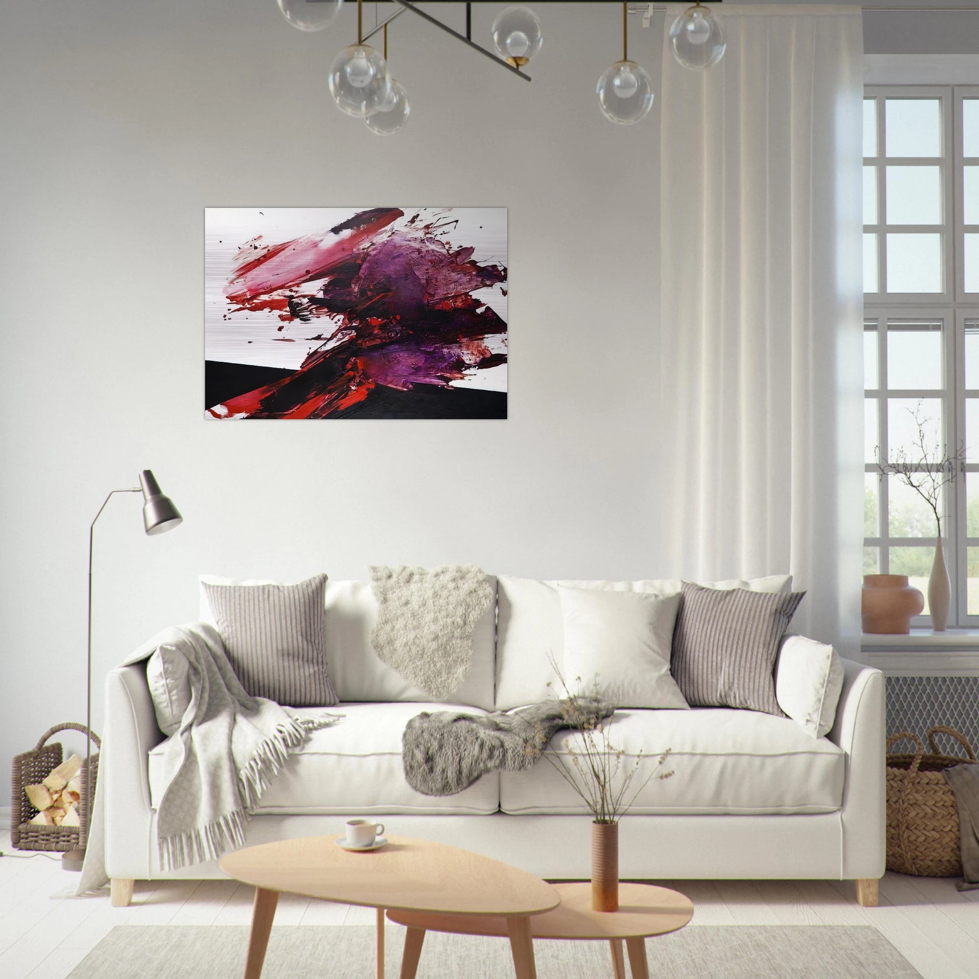 UNTITLED 2447 2009 - Luis Feito Brushed Aluminum Print - 70x100 cm / 28x40 inches | Luis Feito Aluminum Print | Luis Feito Prints