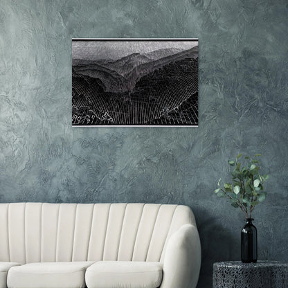 ROSSANO CALABRIA FEBRUARY 1931 1931 - MC Escher Brushed Aluminum Print - 70x100 cm / 28x40 inches | MC Escher Aluminum Print | MC Escher Prints