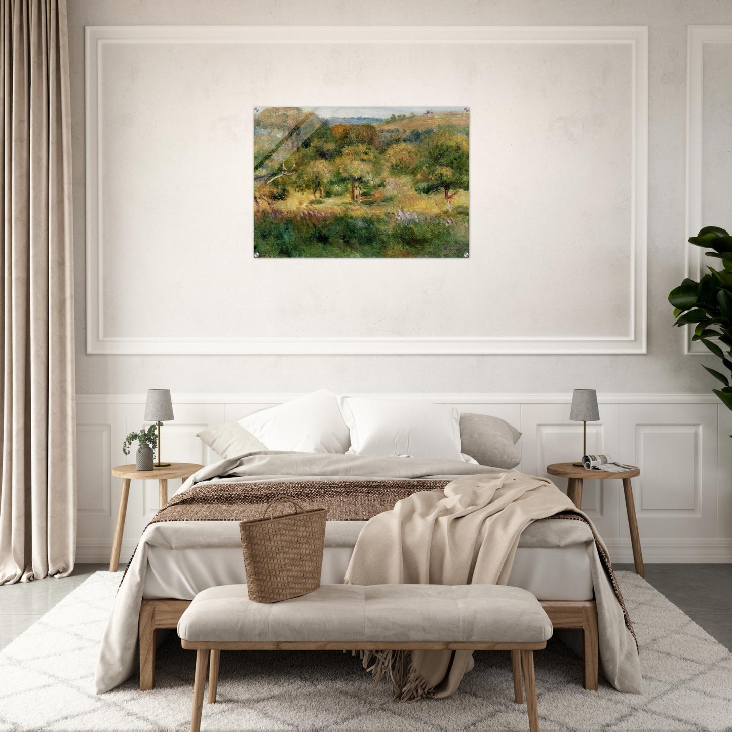 The Edge of the Forest in Brittany - Pierre-Auguste Renoir Acrylic Print - 70x100 cm / 28x40″ inches
