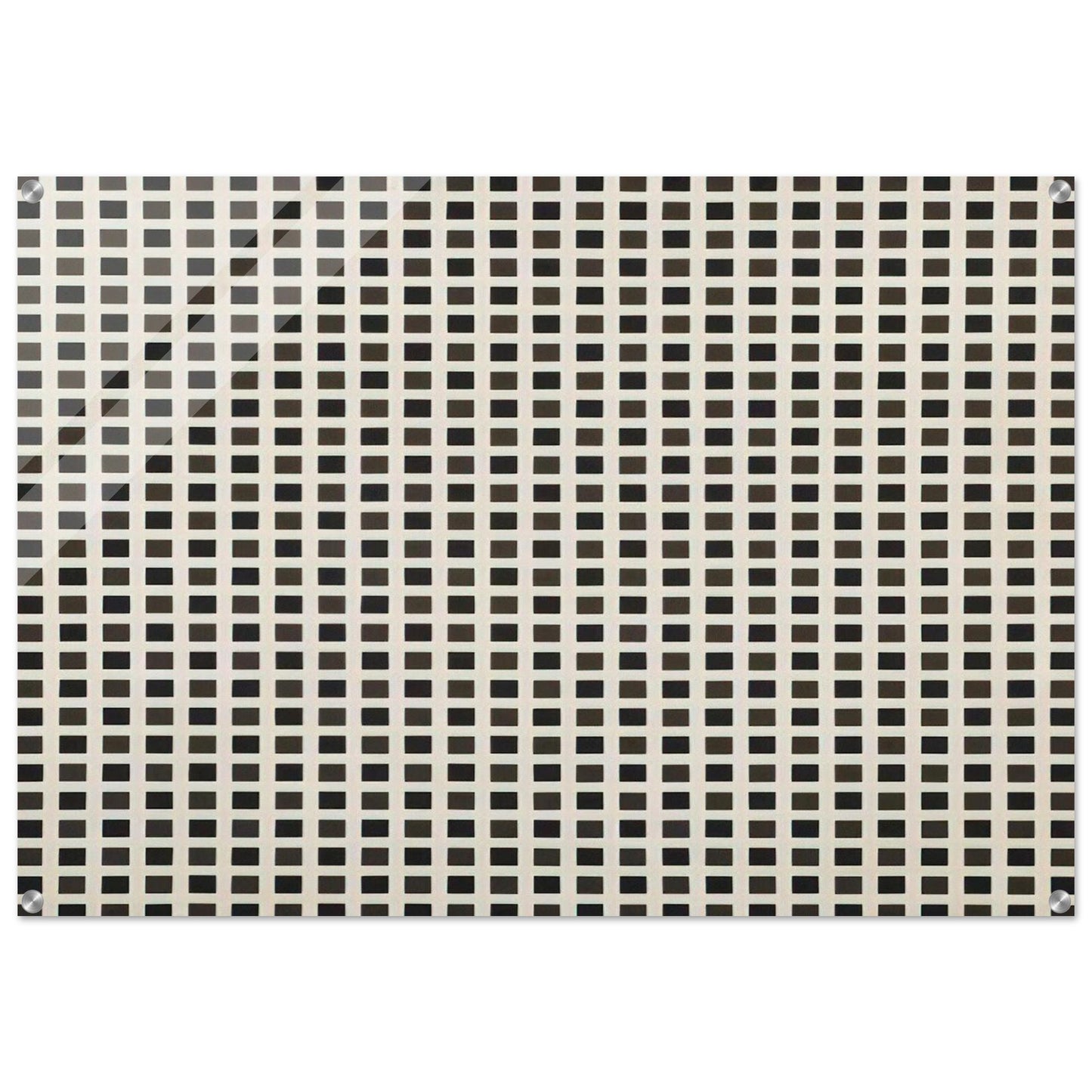 Répartition régulière de carrés - 1971 - Francois Morellet Acrylic Print - 70x100 cm / 28x40″ inches | Francois Morellet Wall Art | Francois Morellet Prints
