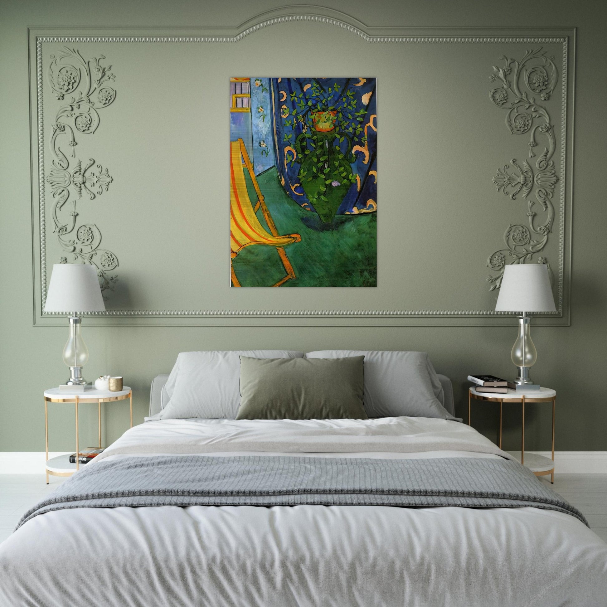 CORNER OF THE ARTIST S STUDIO 1912 - Henri Matisse Brushed Aluminum Print - 70x100 cm / 28x40 inches | Henri Matisse Aluminum Print | Henri Matisse Prints
