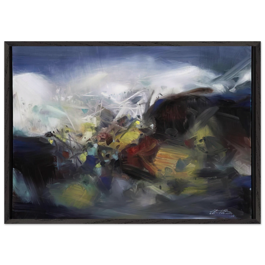 EQUINOX 2007 - Chu teh Chun 70x100 cm / 28x40 inches Framed Art Print – Black Wooden Frame