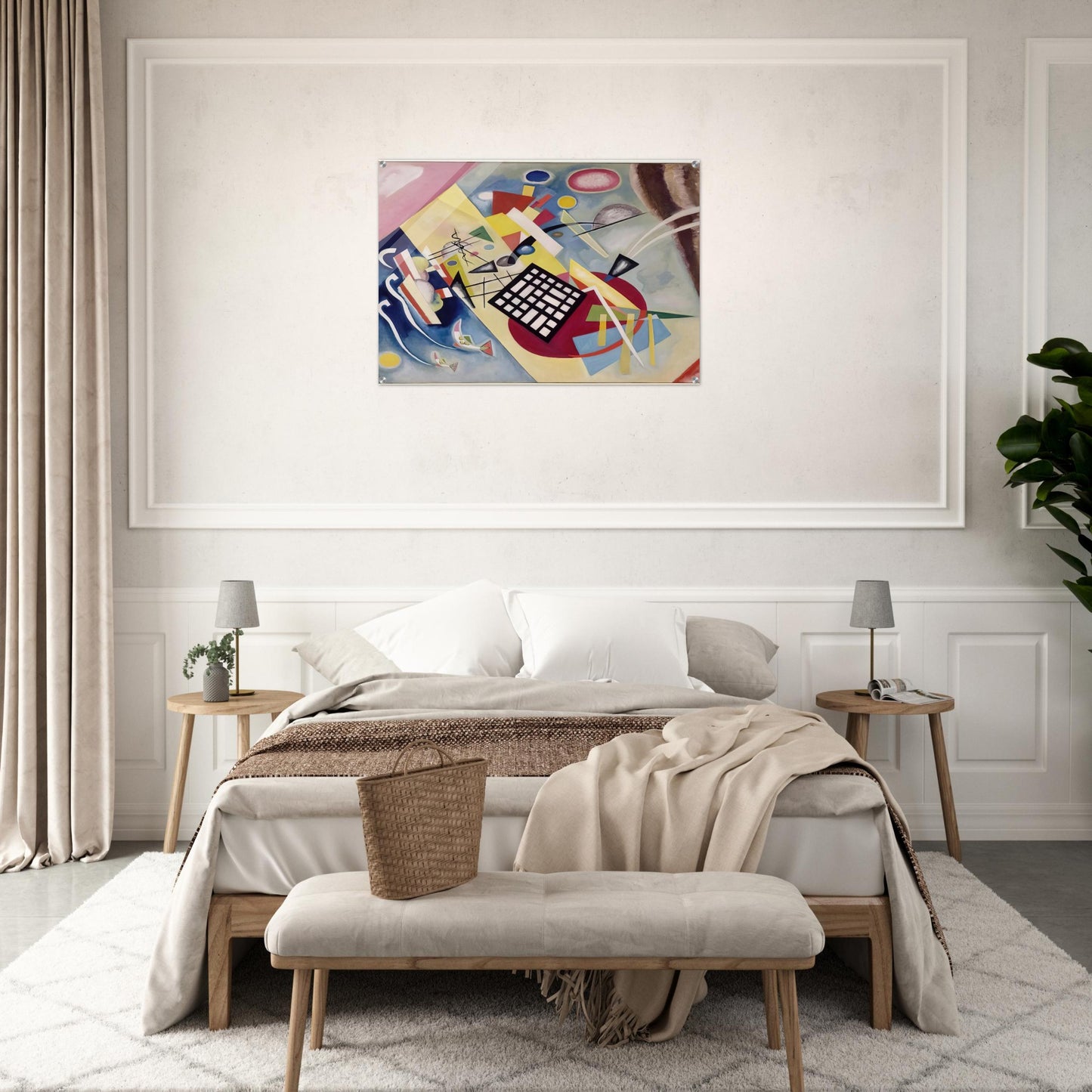 BLACK FRAME 1922 - Wassily Kandinsky Acrylic Print - 70x100 cm / 28x40″ inches
