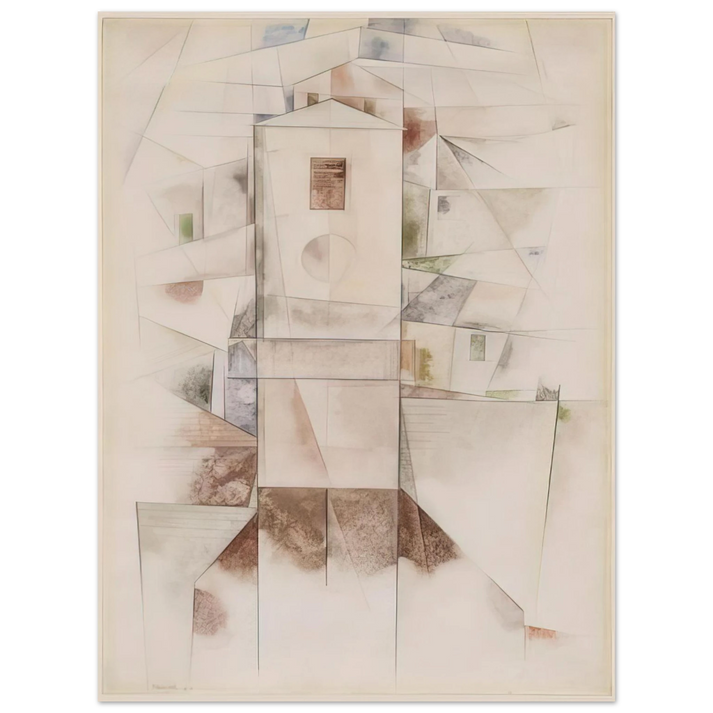 Charles Demuth - White Architecture - 1917  75x100 cm / 30x40inches Fine Art Poster
