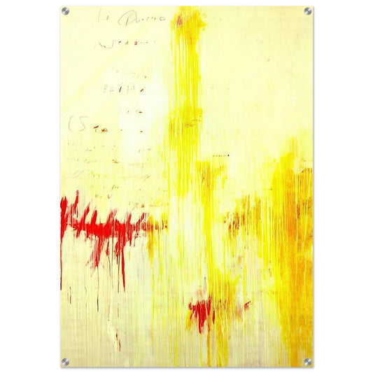 Quattro stagioni I. Estate - Cy Twombly Acrylic Print - 70x100 cm / 28x40″ inches