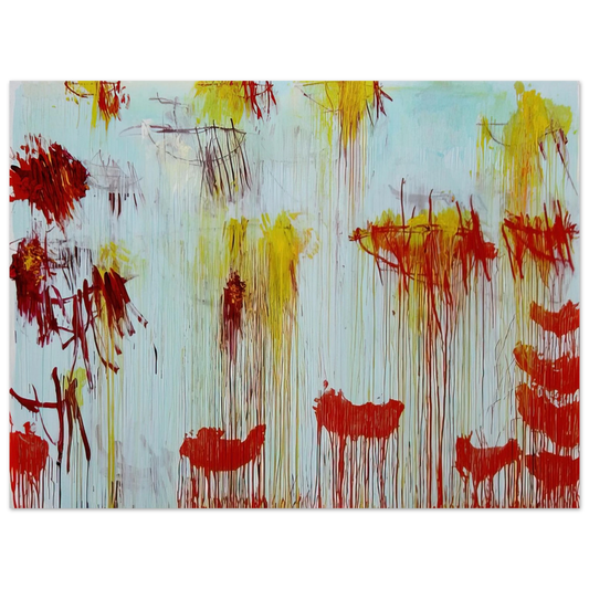 Cy Twombly - Lepanto, Part XI  75x100 cm / 30x40inches Fine Art Poster