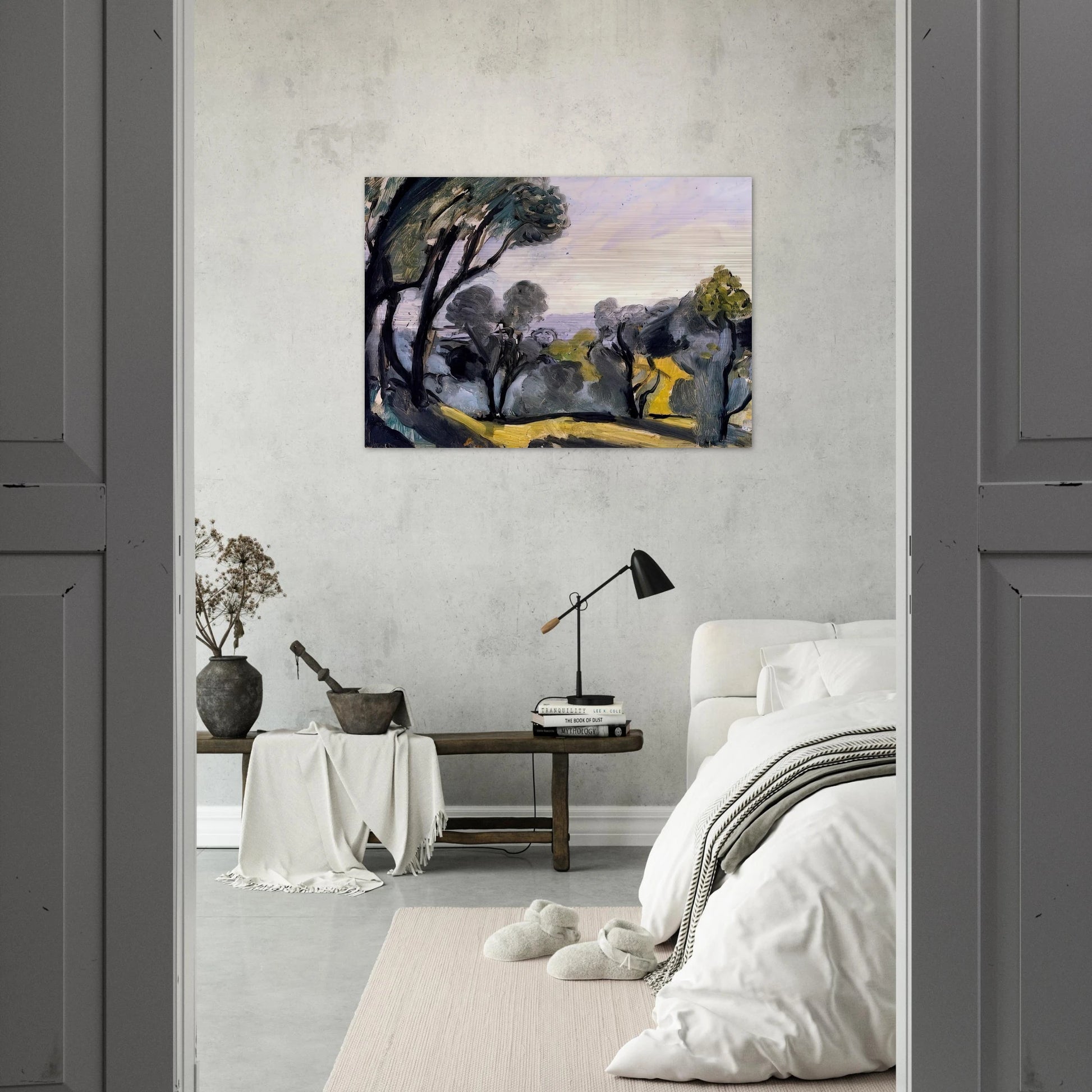 LANDSCAPE WITH OLIVE TREES 1918 - Henri Matisse Brushed Aluminum Print - 70x100 cm / 28x40 inches | Henri Matisse Aluminum Print | Henri Matisse Prints