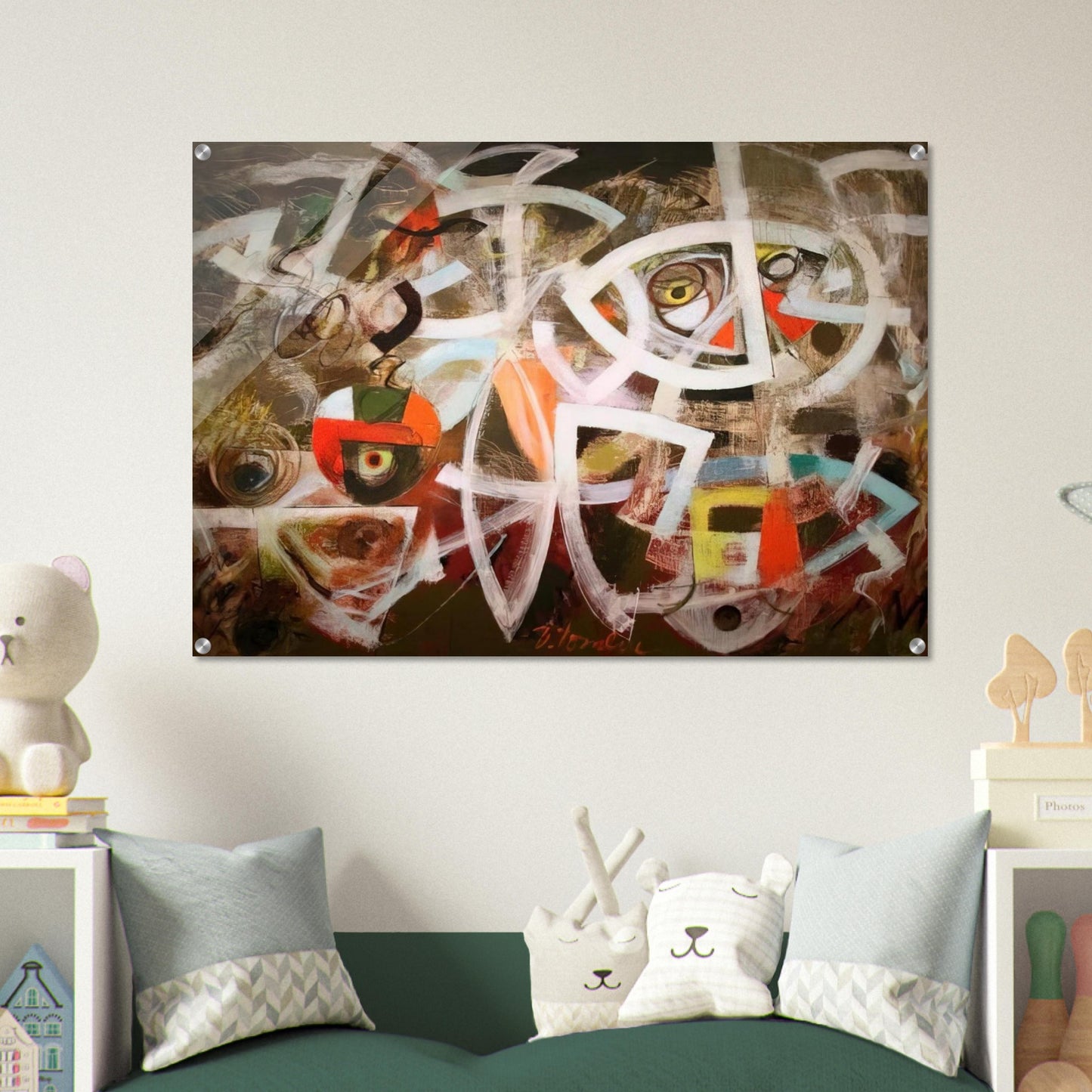 Maneuver for Position - 1947 - Bradley Walker Tomlin Acrylic Print - 70x100 cm / 28x40″ inches