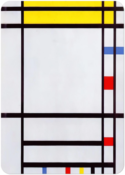 Place de la Concorde By Piet Mondrian Pack of 10 Post Cards | Piet Mondrian Post Cards | A6 (10.5 x 14.8 cm) - 4.1 x 5.8 inches