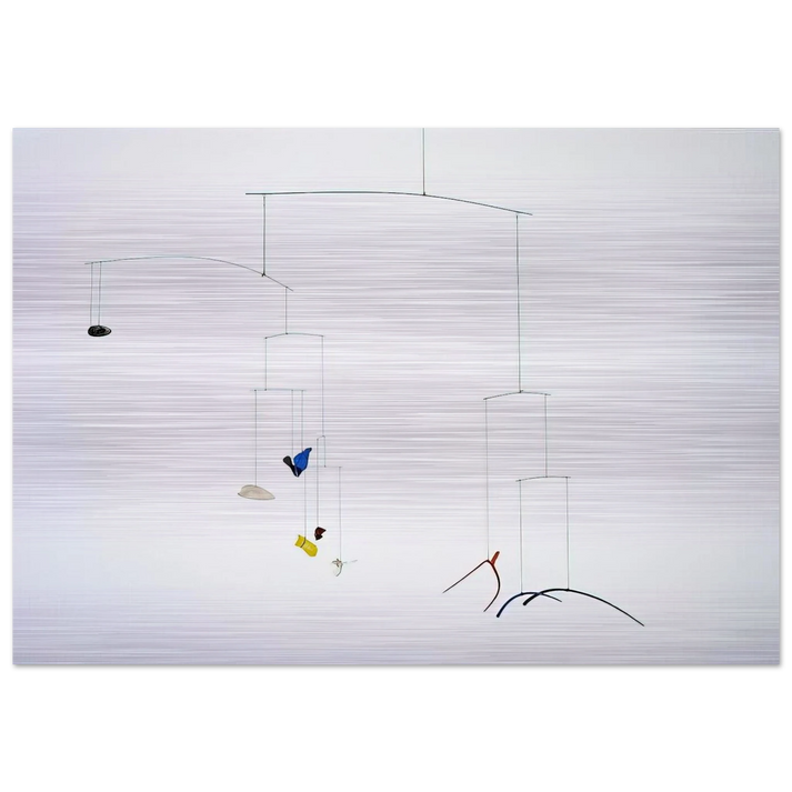 TINES 1943 - Alexander Calder Brushed Aluminum Print - 70x100 cm / 28x40 inches | Alexander Calder Aluminum Print | Alexander Calder Prints