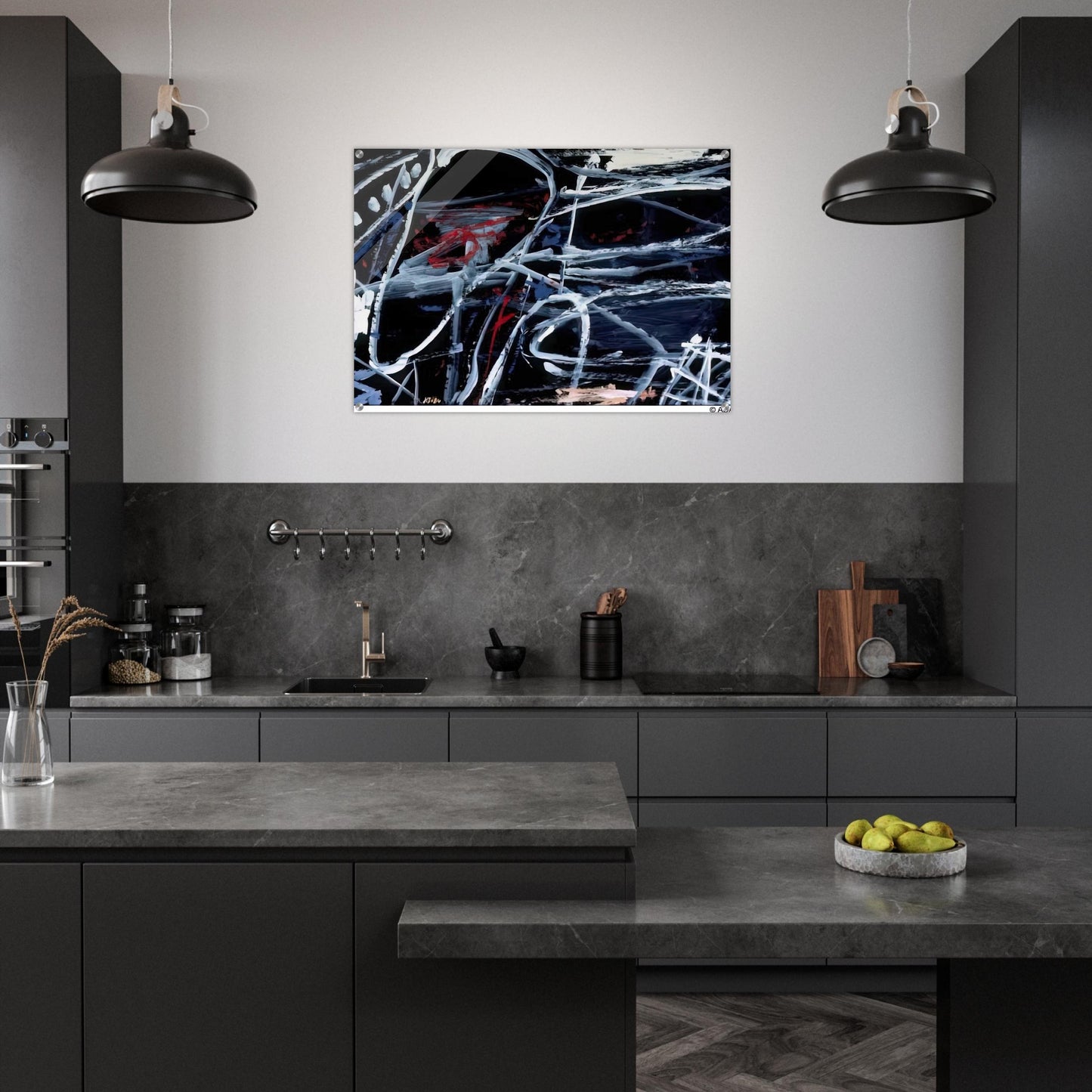 EPISODE - Jean Dubuffet Acrylic Print - 70x100 cm / 28x40″ inches
