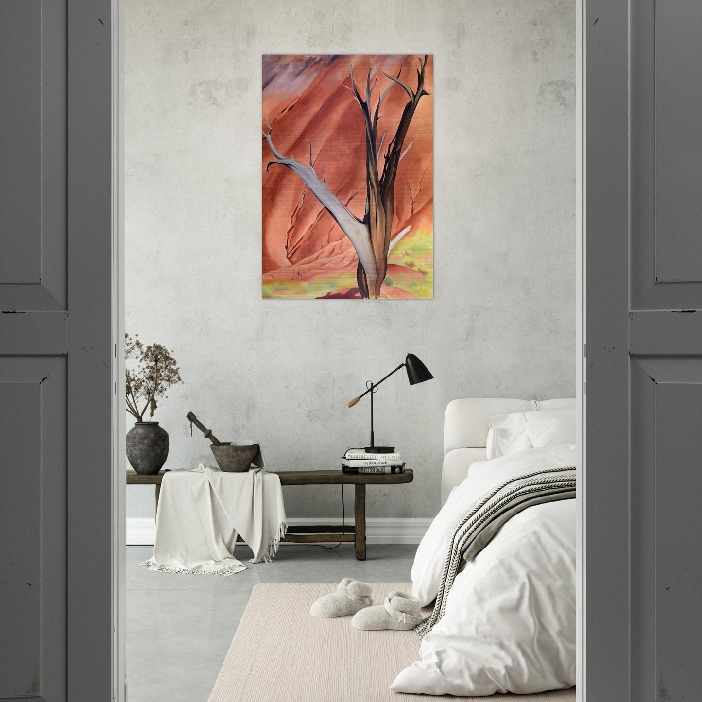 Gerald`s Tree - Georgia O'Keeffe Brushed Aluminum Print - 70x100 cm / 28x40 inches | Georgia O'Keeffe Aluminum Print | Georgia O'Keeffe Prints